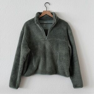 Girlfriend Collective Soft Fleece Half Zip Pullover